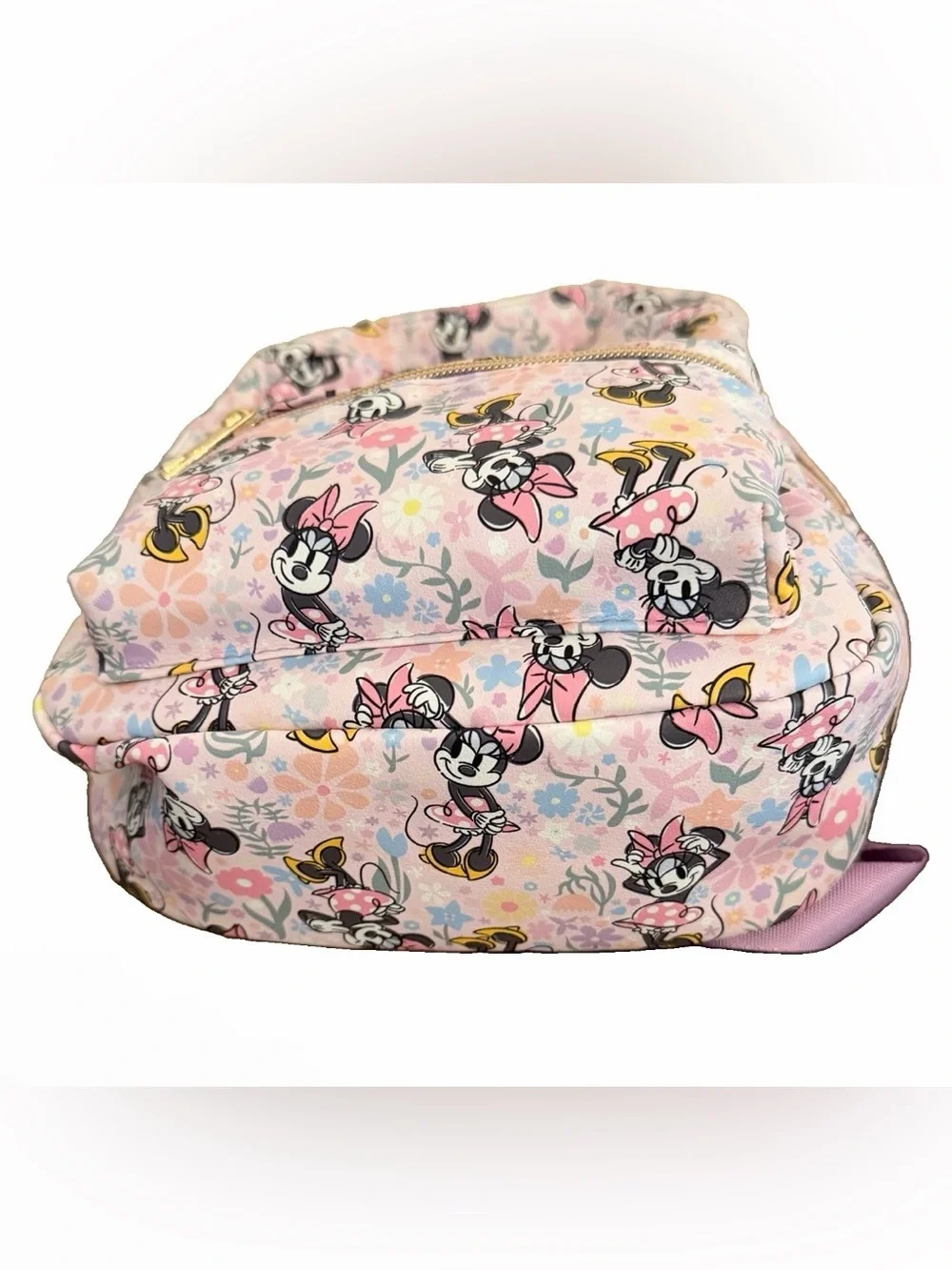 Disney Minnie Mouse Lavender and Pink Kids Mini Backpack NWT
